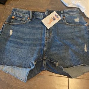 Denim shorts